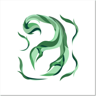 Scorpio Zodiac Sign - Green Posters and Art